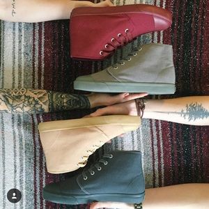 BANGS Black Hightop Shoe